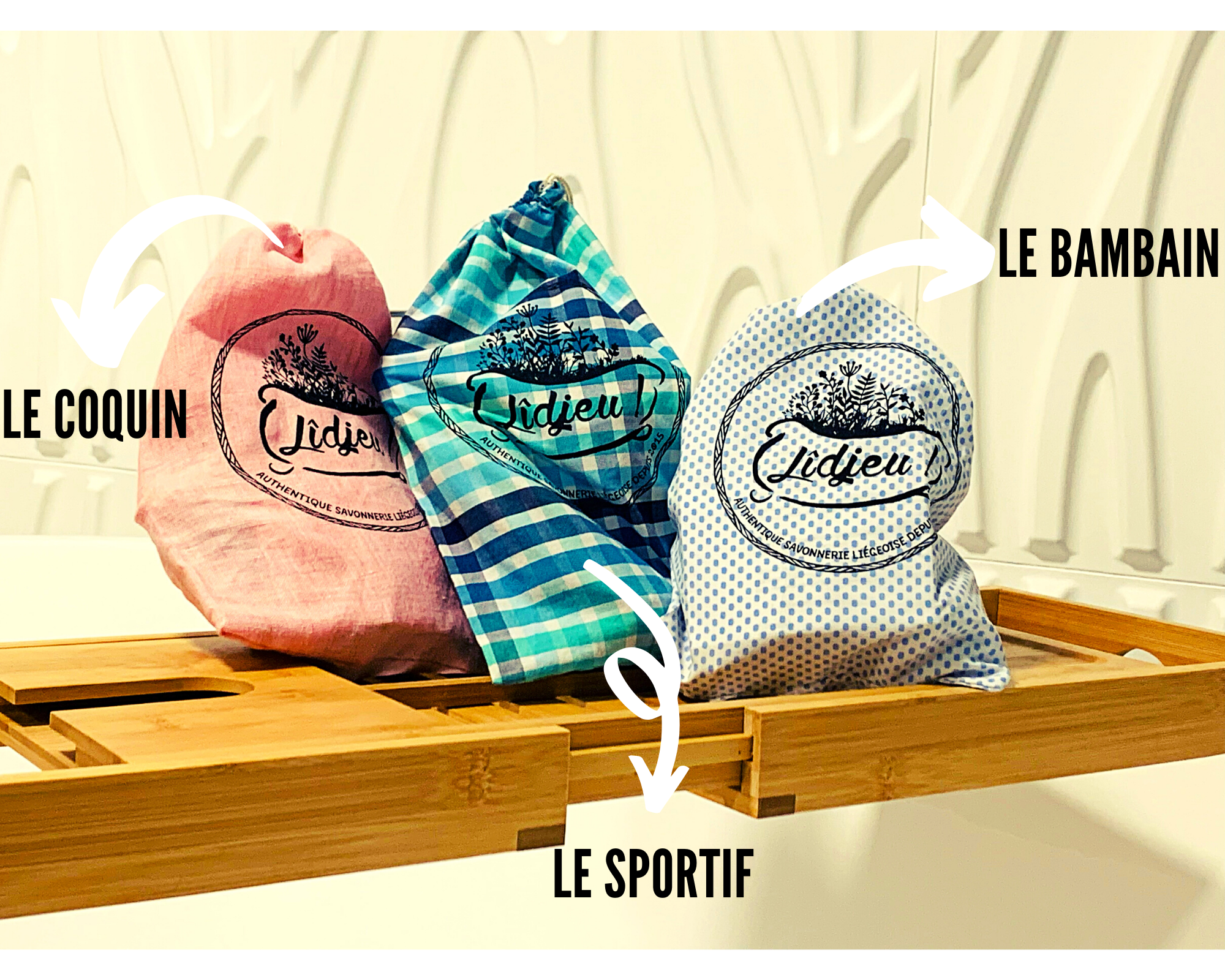 Pochon Le Bambain (1 savon + 1 macérat de calendula + 3 cotons lavables) – Image 2