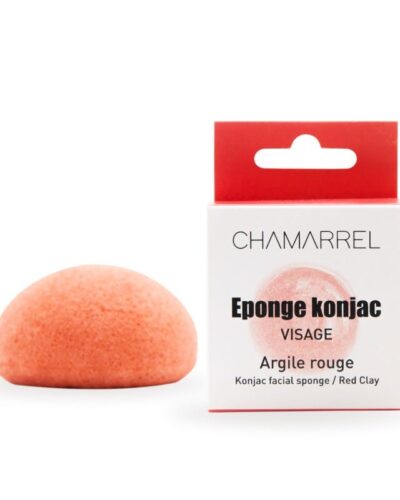 Eponge Konjac rouge pour le visage